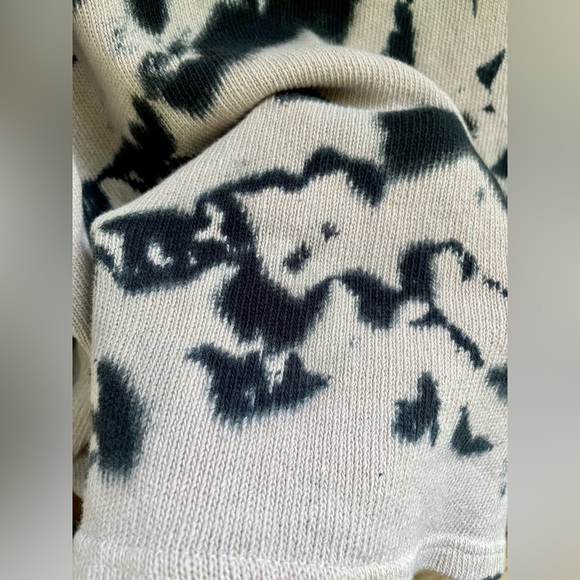 Zara tie-dye loose fit long sleeve knit crop top - Picture 9 of 10